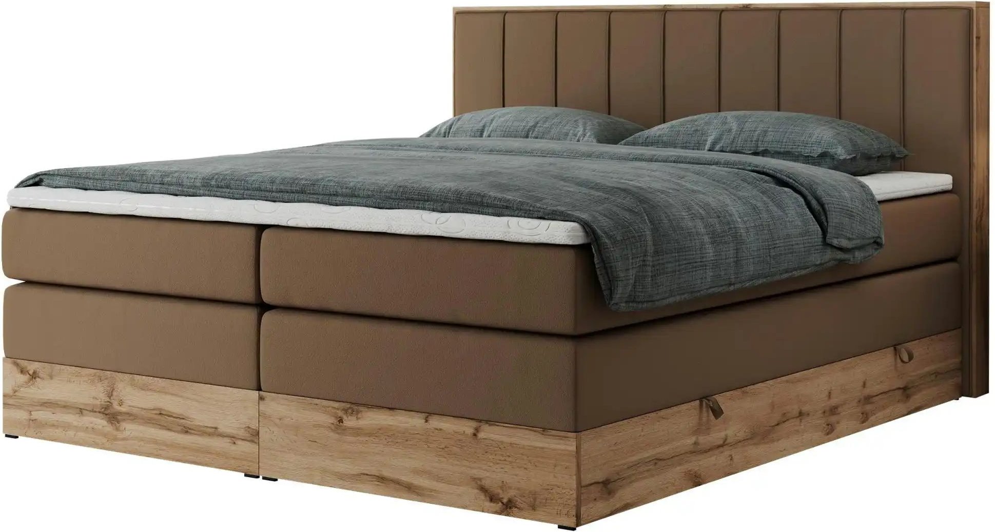 Boxspringbett mit Bettkasten Bellissimo King ¦ braun ¦ Maße (cm): B: 168 H: 115 Betten > Boxspringbetten - Höffner