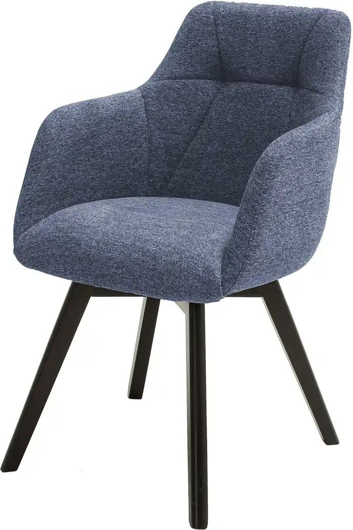 Dine + Mine Armlehnstuhl mit Steppung im Rücken Nador ¦ blau ¦ Maße (cm): B: 57 H: 84 T: 65.0 Stühle > Esszimmerstühle >...