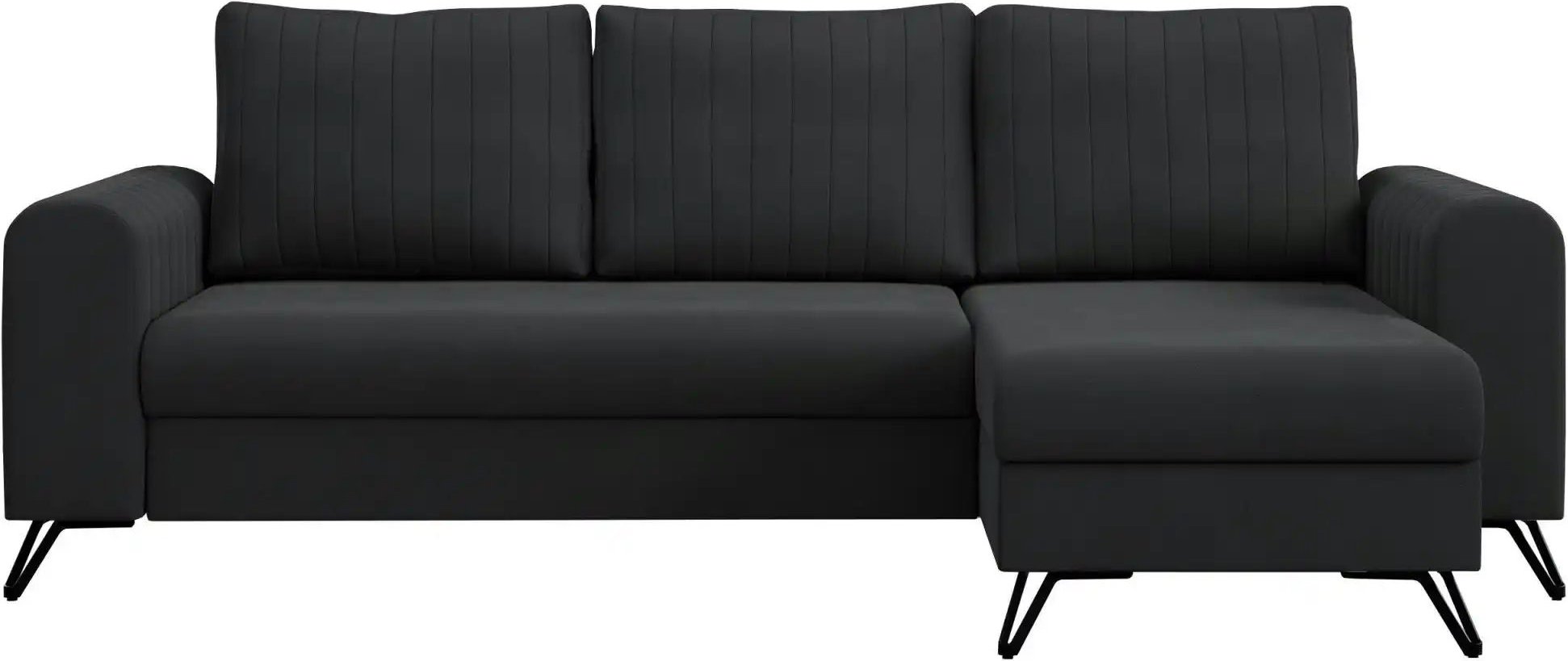 Ecksofa mit Schlaffunktion Axel ¦ grau ¦ Maße (cm): B: 242 H: 90 Polstermöbel > Sofas > 3-Sitzer - Höffner