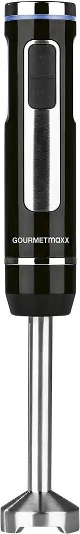 GourmetMaxx Akku-Stabmixer 4-teilig 14947 ¦ schwarz ¦ Kunststoff,Edelstahl ¦ Maße (cm): B: 5 H: 5 Elektrokleingeräte > ...
