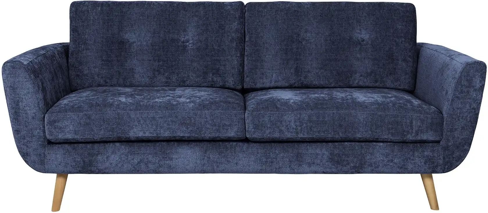 SOHO Einzelsofa Smilla ¦ blau ¦ Maße (cm): B: 217 H: 92 T: 85.0 Polstermöbel > Sofas > 3-Sitzer - Höffner
