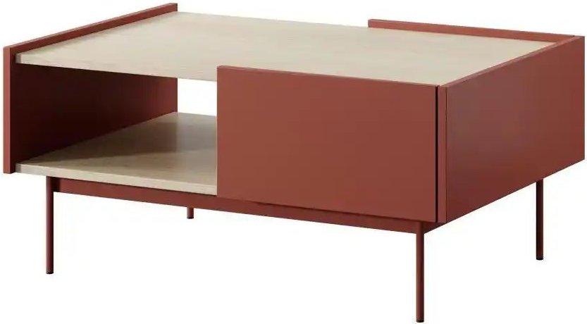 Couchtisch  Color ¦ rot ¦ Maße (cm): B: 97 H: 45 Tische > Couchtische > Couchtische rechteckig - Höffner