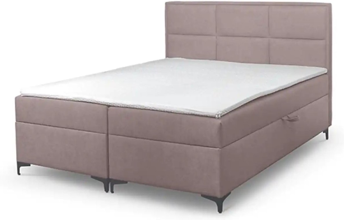 Thumbnail - Boxbett mit Bettkasten Vaduz ¦ rosa/pink ¦ Maße (cm): B: 180 H: 110 Betten > Polsterbetten - Höffner