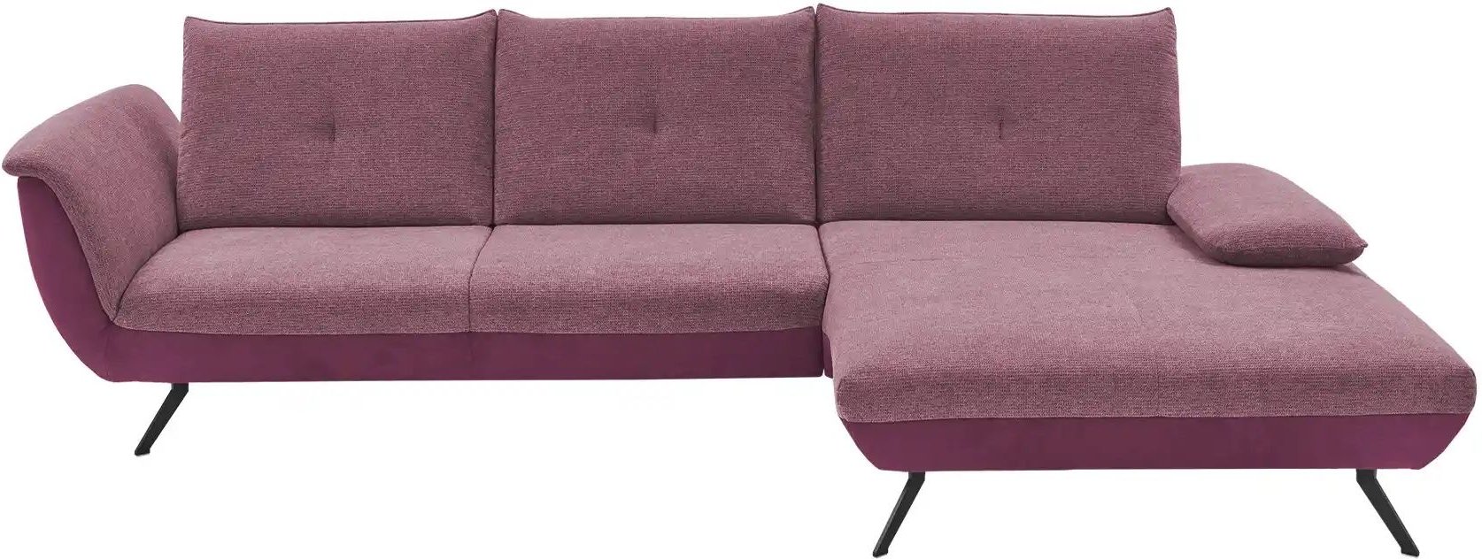 Ecksofa  Celine ¦ lila/violett ¦ Maße (cm): B: 316 H: 90 T: 190.0 Polstermöbel > Sofas > 3-Sitzer - Höffner