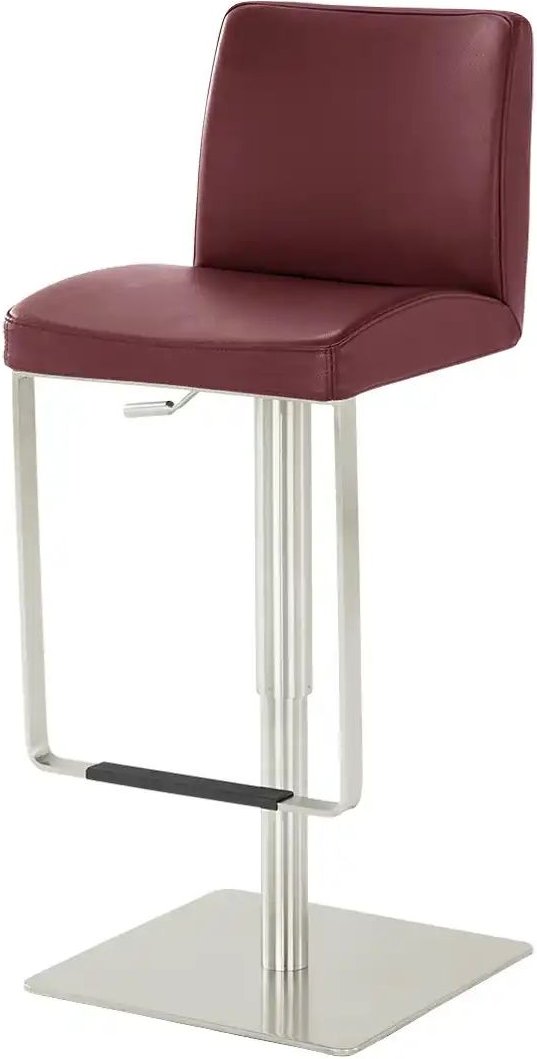 Barhocker Leder MyBreak ¦ rot ¦ Maße (cm): B: 39 T: 36.0 Polstermöbel > Hocker > Barhocker - Höffner