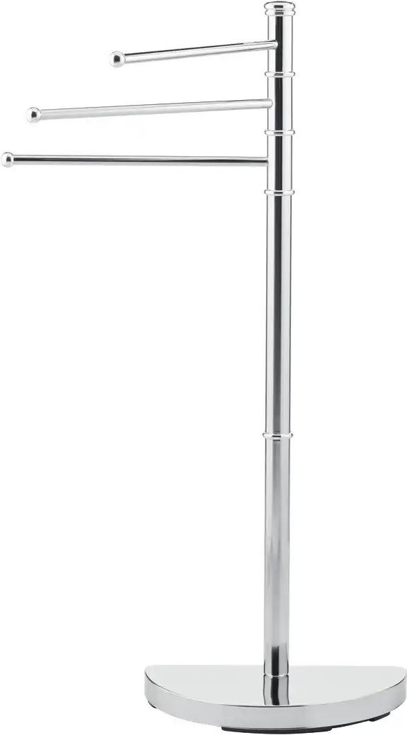 KHG Handtuchhalter ¦ silber ¦ Edelstahl ¦ Maße (cm): H: 86 Badzubehör - Höffner