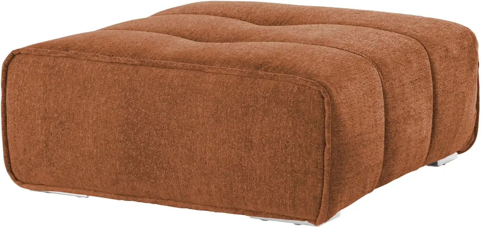 uno Hocker  London ¦ orange ¦ Maße (cm): B: 103 H: 44 T: 103.0 Polstermöbel > Hocker - Höffner