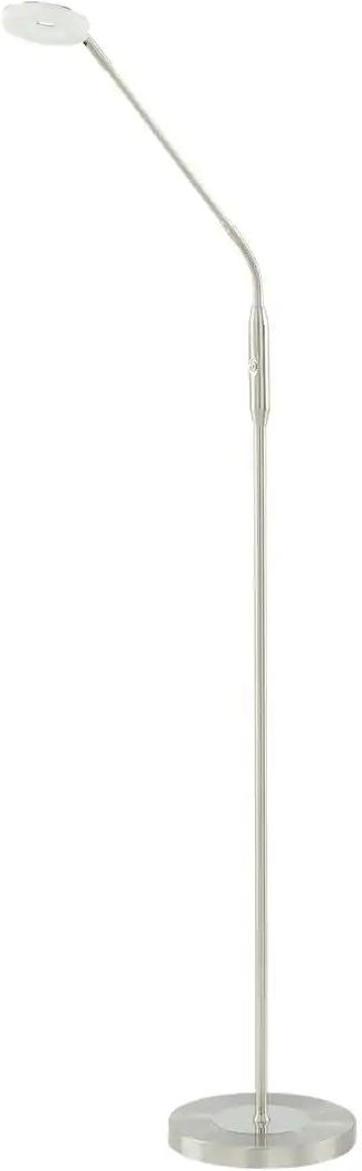 Fischer-Honsel LED-Leseleuchte Nickel-matt mit Dimmer Dent ¦ silber ¦ Maße (cm): H: 150 T: 40.0 Lampen & Leuchten > St...