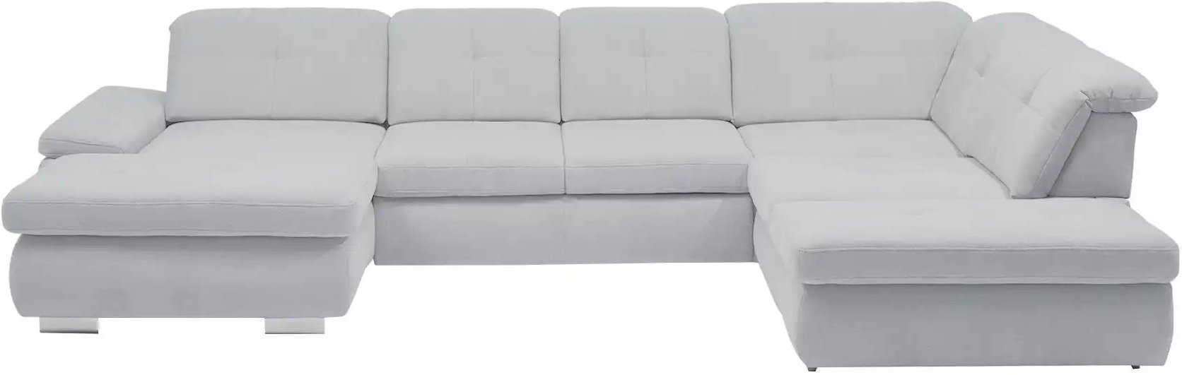 Lounge Collection Wohnlandschaft Flachgewebe  Affair ¦ grau ¦ Maße (cm): B: 371 H: 100 T: 260.0 Polstermöbel > Sofas > W...