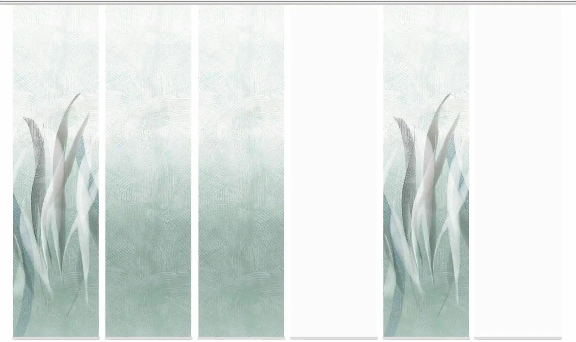 HOME Wohnideen Schiebevorhang ¦ grün ¦ Synthetik ¦ Maße (cm): B: 60 H: 245 Gardinen & Rollos > Gardinen & Vorhänge > S...