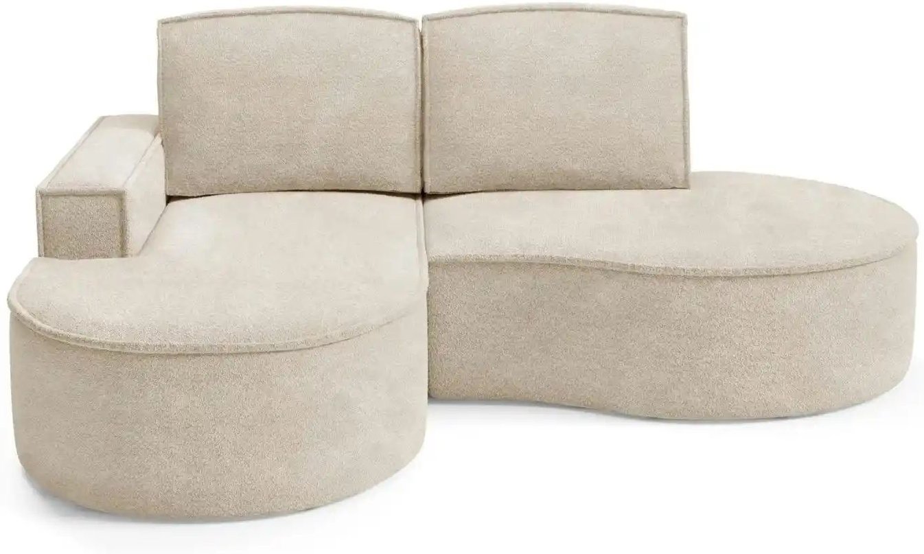 Ecksofa Flow ¦ beige ¦ Maße (cm): B: 210 H: 88 Polstermöbel > Sofas > Ecksofas - Höffner