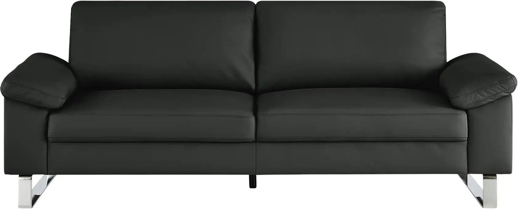 Max Schelling Ledersofa aus Echtleder Maximum ¦ schwarz ¦ Maße (cm): B: 224 H: 89 T: 97.0 Polstermöbel > Sofas > 3-Sitze...