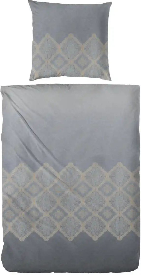 Mako-Satin Bettwäsche-Set   ¦ grau ¦ Maße (cm): B: 135 H: 1 Bettwaren > Bettwäsche > Bettwäsche Winter - Höffner