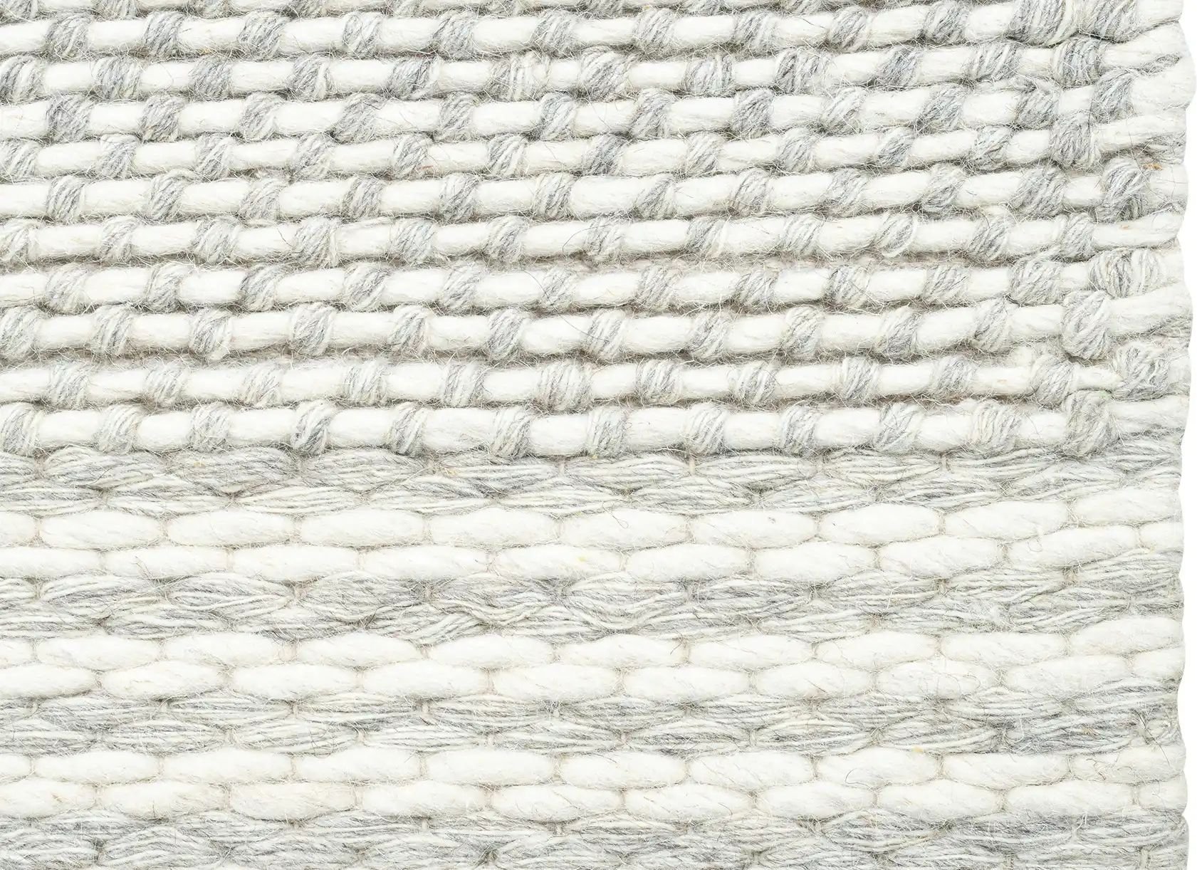 Handwebteppich Taching ¦ grau ¦ Wolle ¦ Maße (cm): B: 190 Teppiche > Naturteppiche - Höffner