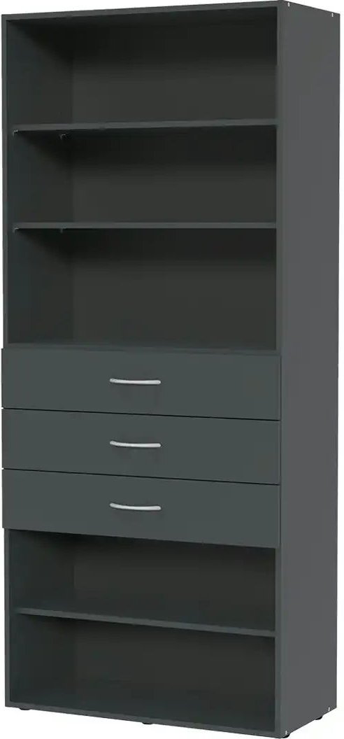 Regal Multiraumkonzept ¦ grau ¦ Maße (cm): B: 80 H: 185 T: 40.0 Regale > Standregale - Höffner