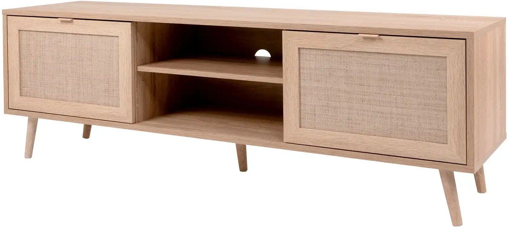 TV-Lowboard Rafia ¦ holzfarben ¦ Maße (cm): B: 150 H: 52 T: 40.0 Kommoden & Sideboards > TV Lowboards - Höffner
