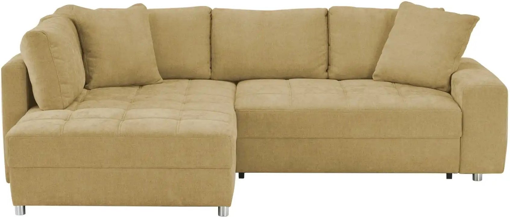 bobb Ecksofa mit pflegeleichtem Bezug Arissa de Luxe ¦ gelb ¦ Maße (cm): B: 268 H: 91 T: 215.0 Polstermöbel > Sofas > Ec...