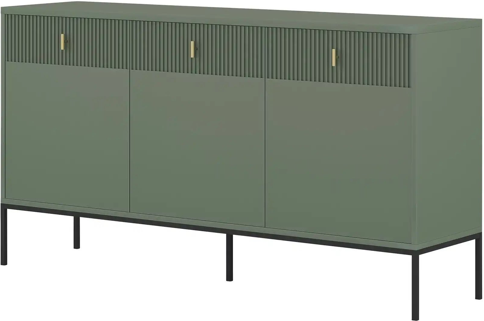 Sideboard Maglione ¦ grün ¦ Maße (cm): B: 154 H: 83 T: 39.0 Kommoden & Sideboards > Sideboards - Höffner