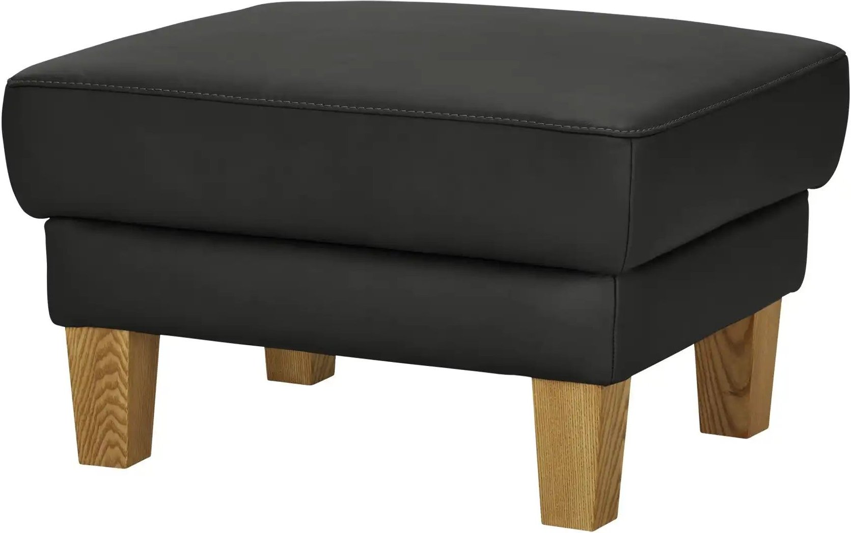 Thumbnail - Ravensberger Werkstätten Hocker Leder RW-Select ¦ schwarz ¦ Maße (cm): B: 59 H: 44 T: 69.0 Polstermöbel > Hocker - Höffn...