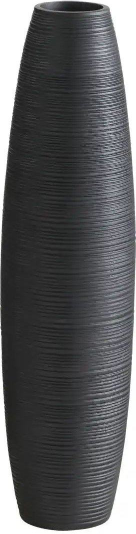 HOME STORY Vase ¦ schwarz ¦ Polyresin (Kunstharz) ¦ Maße (cm): H: 65 Ø: 17 Accessoires > Vasen - Höffner