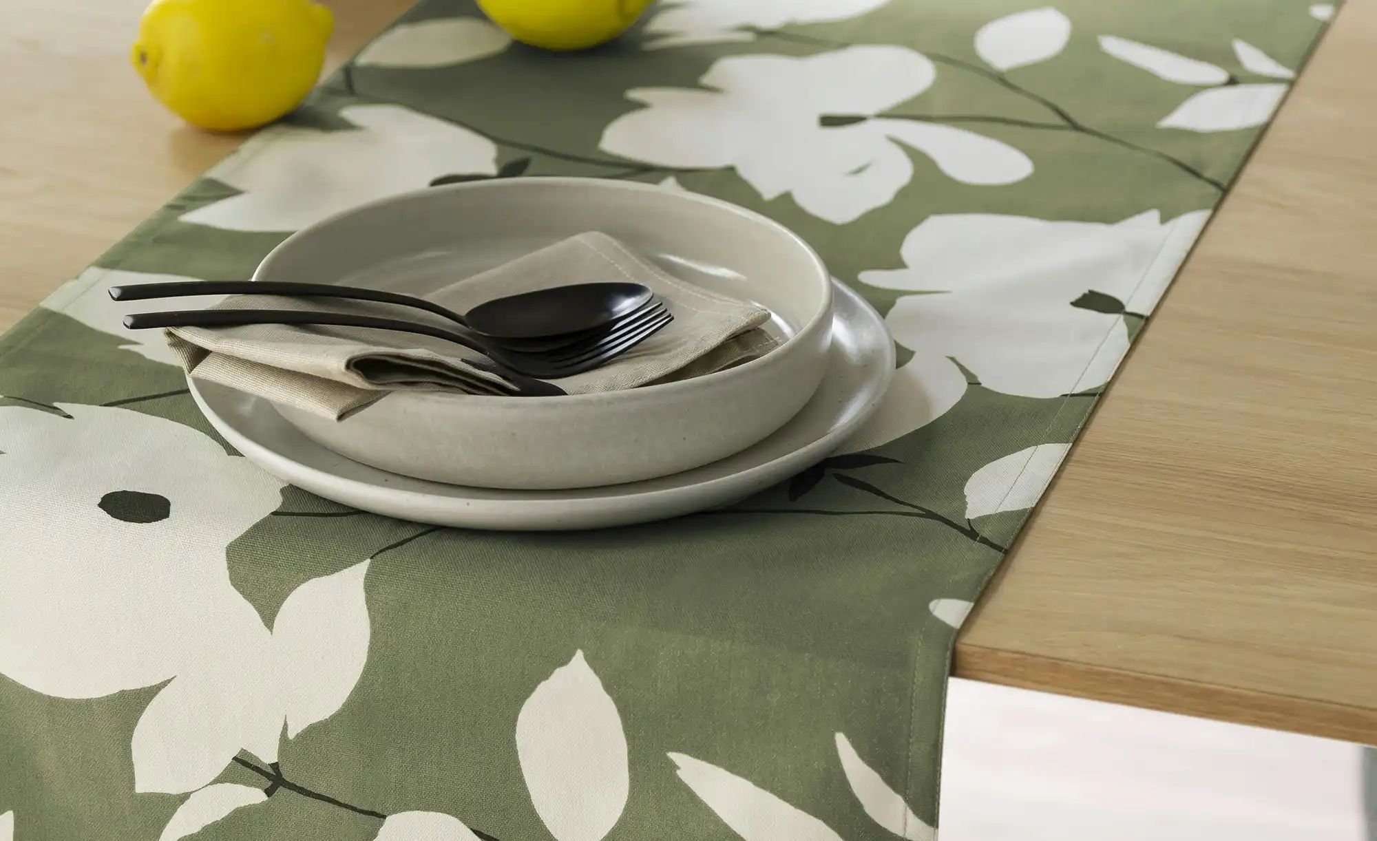 SCHÖNER WOHNEN Kollektion Tischläufer SW-Fleur ¦ 100% Baumwolle ¦ Maße (cm): B: 40 H: 150 Tischwäsche & Küchentextilien...