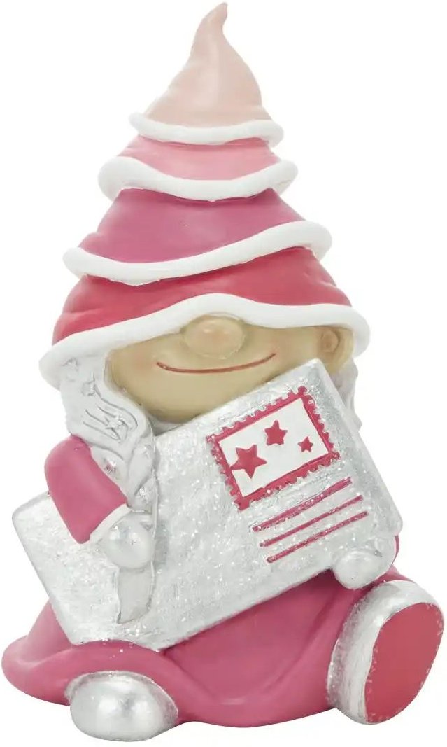 Thumbnail - HOME STORY Deko Wichtel ¦ rosa/pink ¦ Polyresin (Kunstharz) ¦ Maße (cm): B: 10 H: 15 T: 9.0 Weihnachten - Höffner