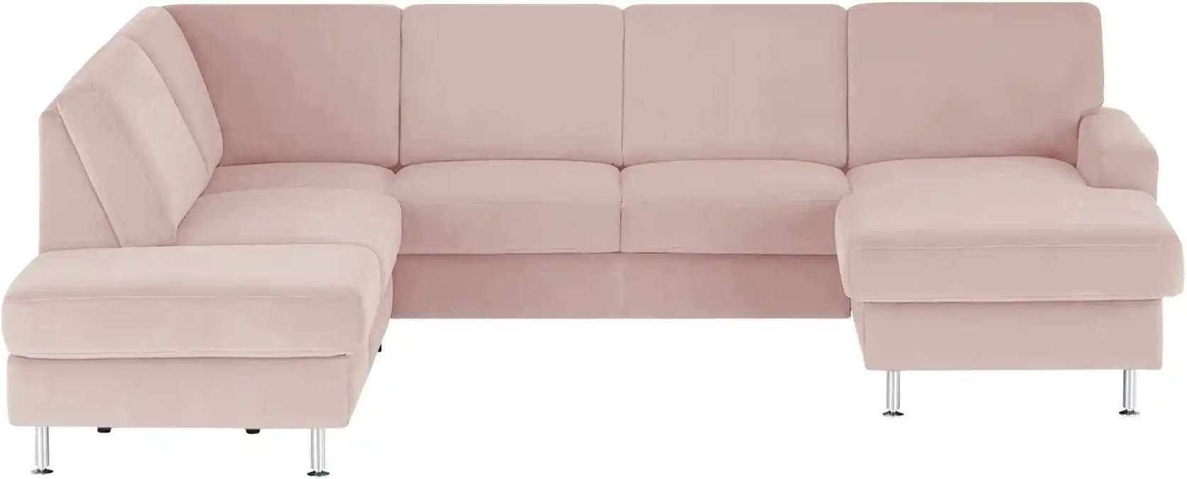 meinSofa Wohnlandschaft Mit verschiedenen Funktionen verfügbar Jana ¦ rosa/pink ¦ Maße (cm): B: 309 H: 87 T: 235.0 Polst...