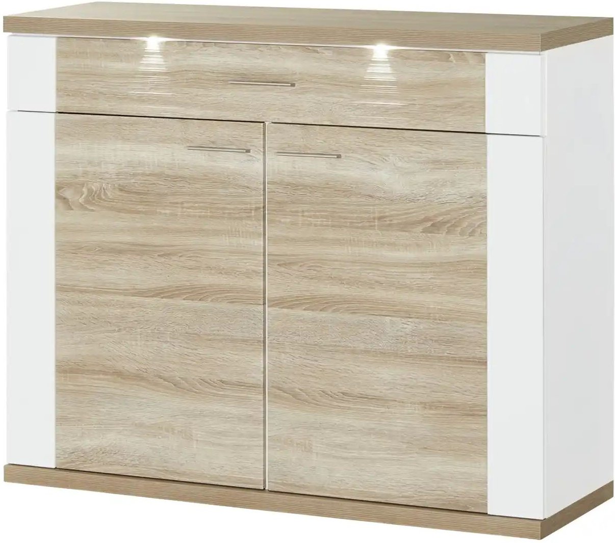 Thumbnail - uno Kommode Titan ¦ holzfarben ¦ Maße (cm): B: 129 H: 108 T: 42.0 Kommoden & Sideboards > Highboards - Höffner
