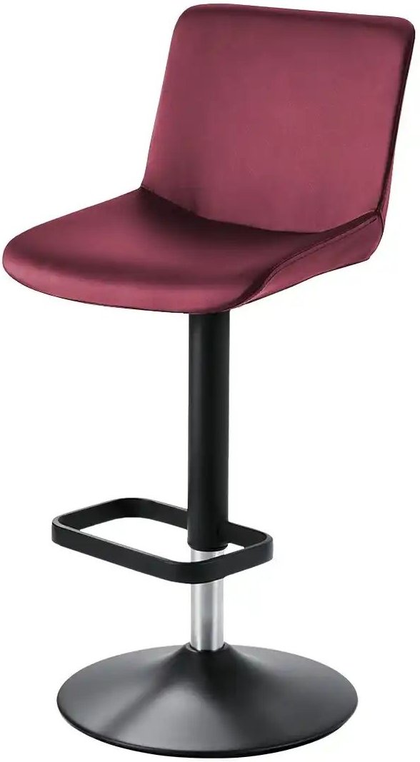 Barhocker Leder MyTina ¦ rot ¦ Maße (cm): B: 44 T: 38.0 Polstermöbel > Hocker > Barhocker - Höffner