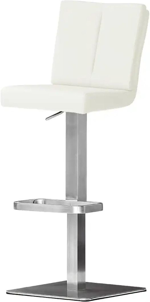 Barhocker Gaia ¦ weiß ¦ Maße (cm): B: 40 H: 89 T: 53.0 Polstermöbel > Hocker > Barhocker - Höffner