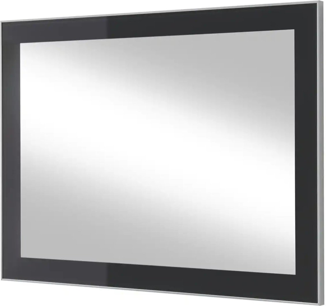 Spiegel 80 x 60 cm Duna ¦ grau ¦ Glas,Aluminium,Holzwerkstoff ¦ Maße (cm): B: 80 H: 60 T: 3.0 Garderoben & Kleiderstange...