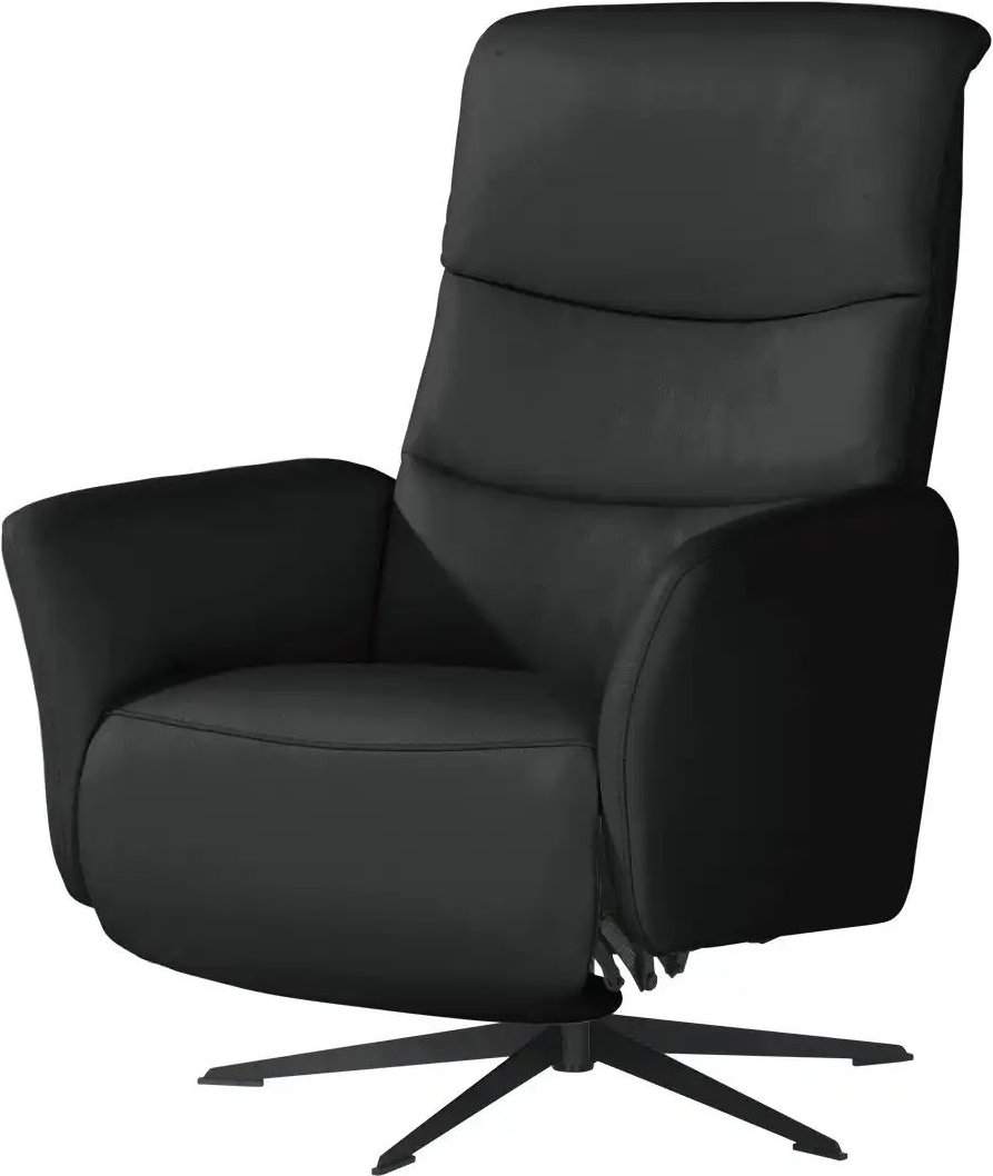 Nils Olsen Relaxsessel Leder aus Echtleder Keno ¦ schwarz Polstermöbel > Sessel > Relaxsessel - Höffner