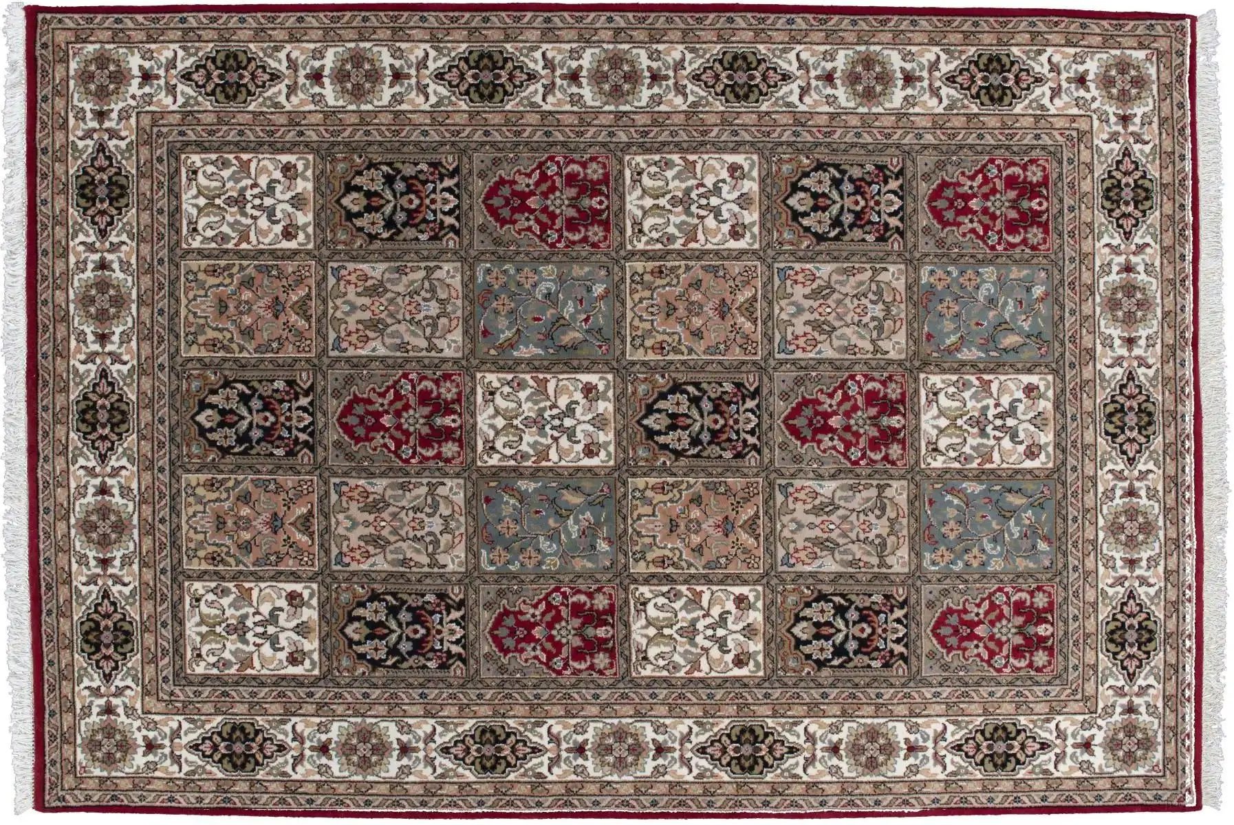 THEKO Orientteppich Benares Bachtiari ¦ rot ¦ Wolle ¦ Maße (cm): B: 60 H: 1 Teppiche > Wohnteppiche - Höffner