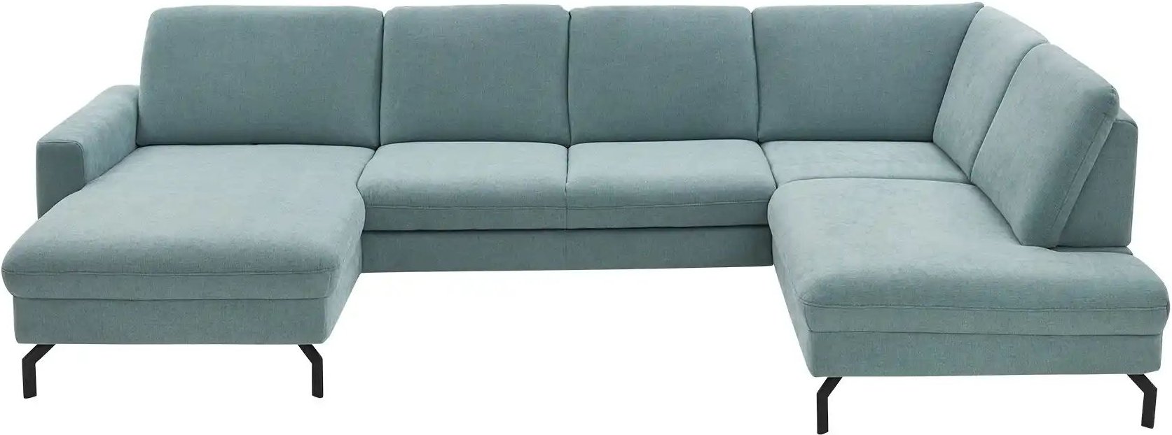 Thumbnail - meinSofa Wohnlandschaft Grace ¦ blau ¦ Maße (cm): B: 337 H: 89 T: 220.0 Polstermöbel > Sofas > Wohnlandschaften - Höffn...