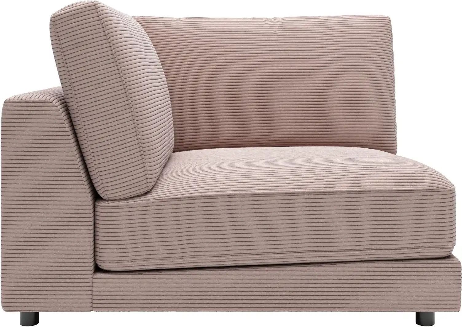Thumbnail - Jette Home Element Ecke in Cord Sila ¦ rosa/pink ¦ Maße (cm): B: 120 H: 85 T: 125.0 Polstermöbel > Sofas > Modulsofas - ...