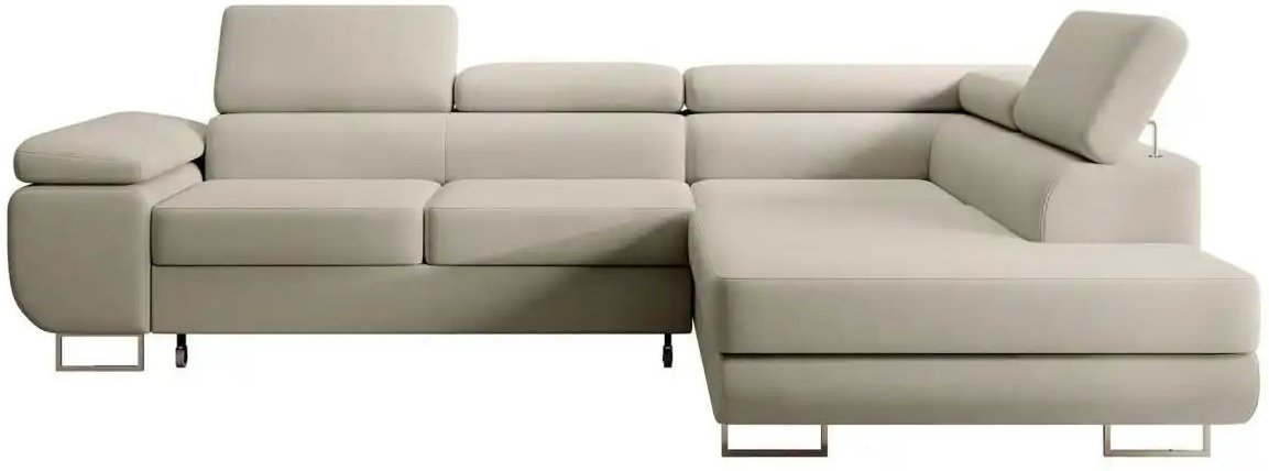 Selsey Ecksofa mit Schlaffunktion Stevil ¦ beige ¦ Maße (cm): B: 275 H: 90 Polstermöbel > Sofas > Ecksofas - Höffner