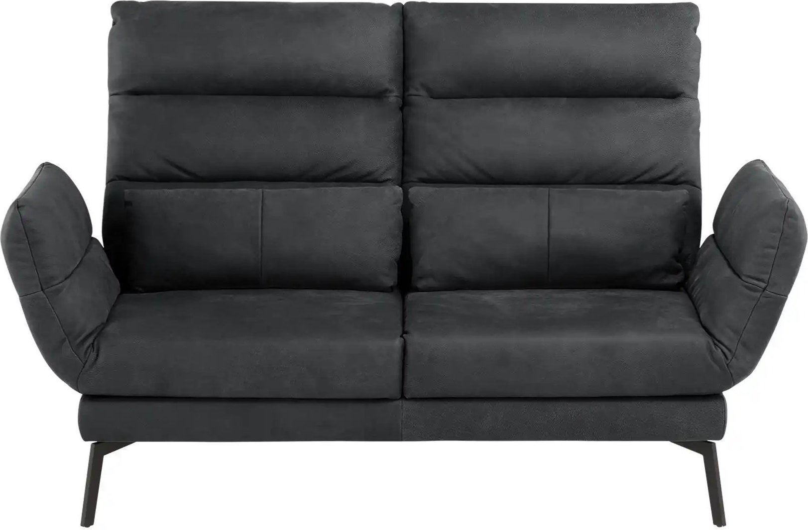 Thumbnail - Max Schelling Sofa 2-sitzig aus Echtleder Sentence Komfort ¦ grau ¦ Maße (cm): B: 205 Polstermöbel > Sofas > 2-Sitzer - ...
