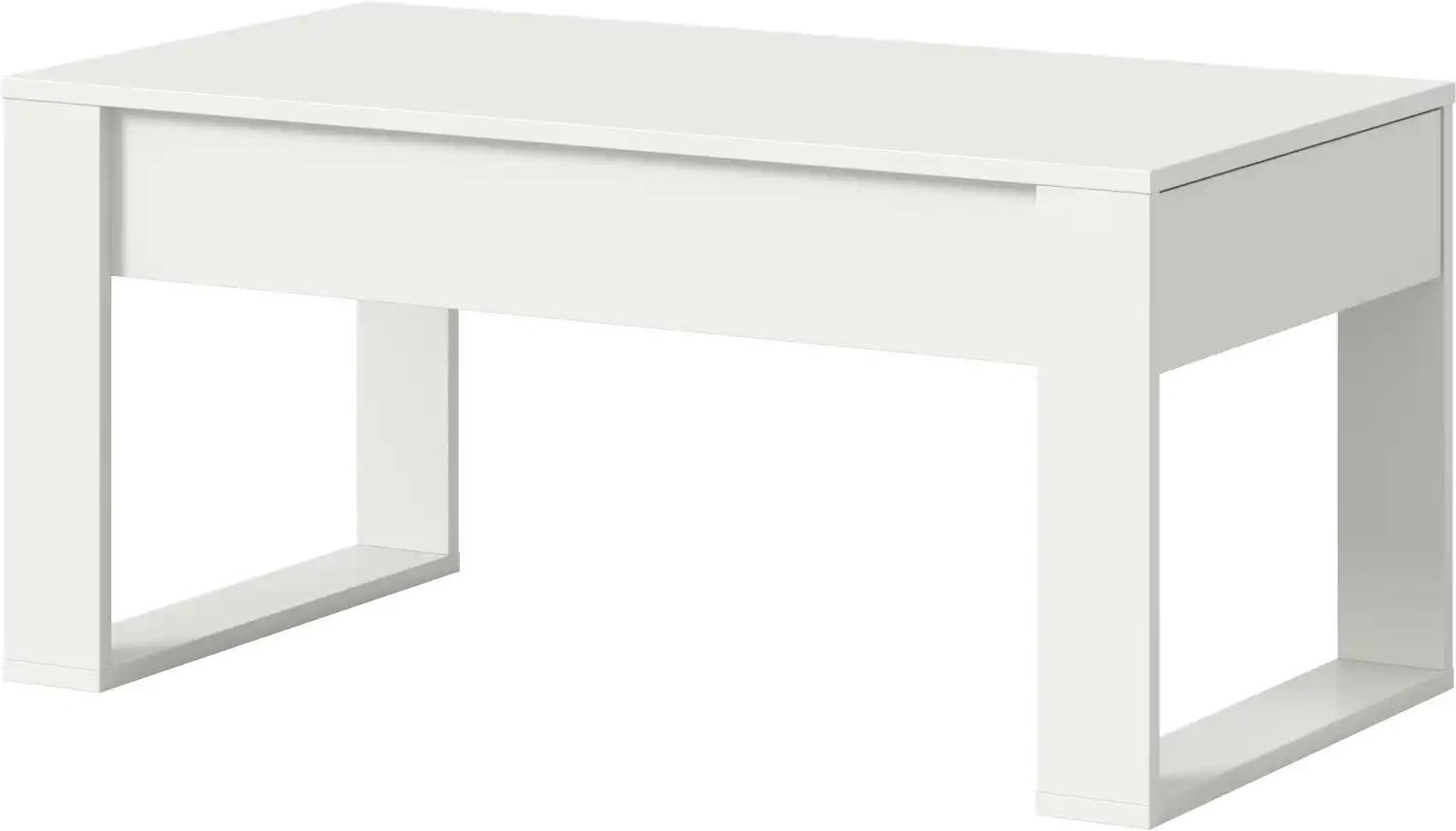 Couchtisch ¦ weiß ¦ Maße (cm): B: 110 H: 53 Tische > Couchtische > Couchtische rechteckig - Höffner