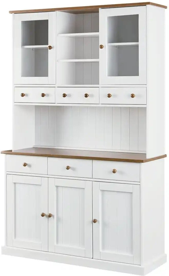 Buffet Muslone ¦ weiß ¦ Maße (cm): B: 131 H: 205 T: 45.0 Schränke > Buffets - Höffner