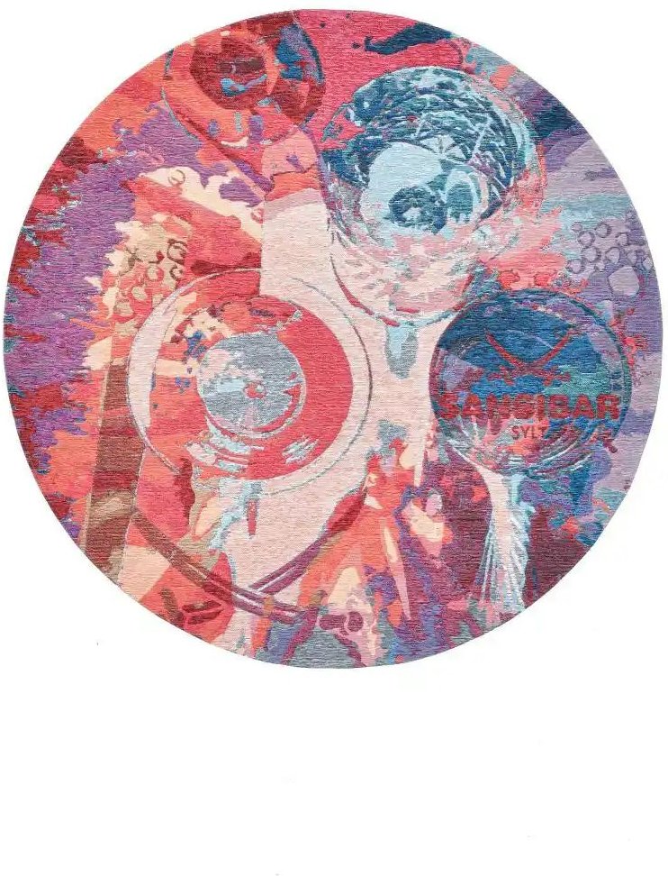 SANSIBAR Sylt Webteppich Keitum ¦ mehrfarbig ¦ Synthetische Fasern,Baumwolle ¦ Maße (cm): B: 100 H: 0,3 Teppiche > Wohn...