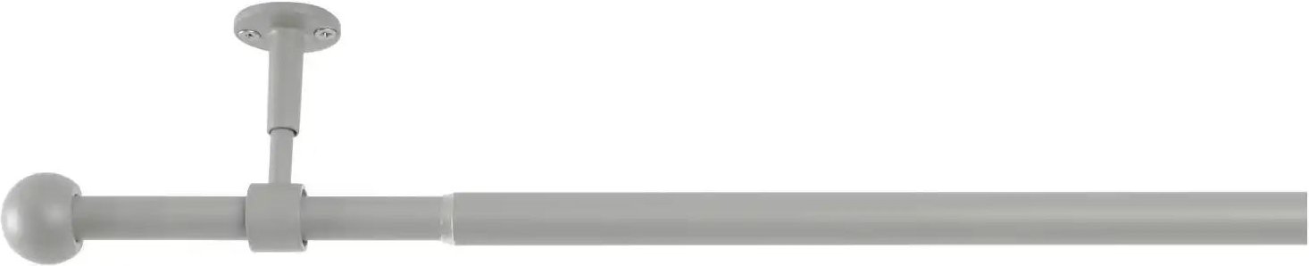 Mydeco Teleskopgarnitur 2in1 ball ¦ grau ¦ Stahl ¦ Maße (cm): B: 210 H: 14 Gardinen & Rollos > Gardinenstangen & Zubeh...