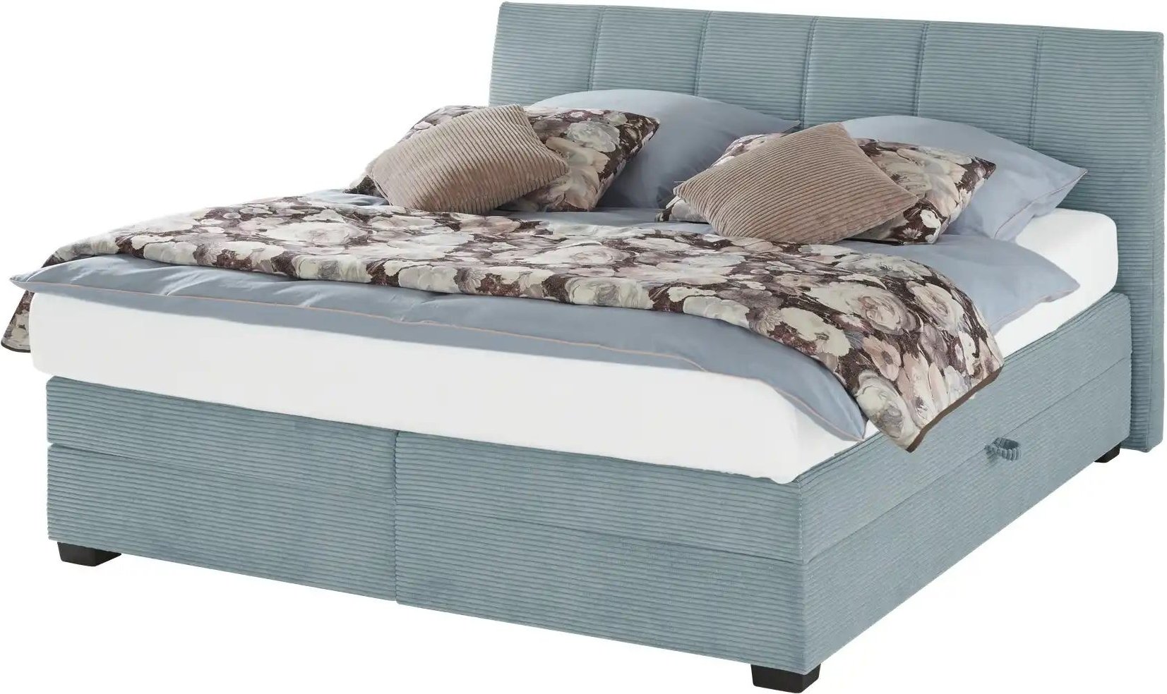 vanDoorn Boxspringbett mit Bettkasten Chiara 2.0 ¦ blau ¦ Maße (cm): B: 192 H: 107 Betten > Boxspringbetten - Höffner