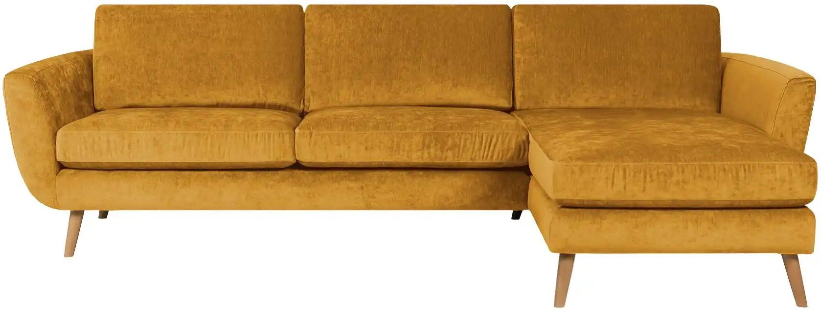 SOHO Ecksofa Smilla ¦ gelb ¦ Maße (cm): B: 274 H: 85 T: 156.0 Polstermöbel > Sofas > 3-Sitzer - Höffner