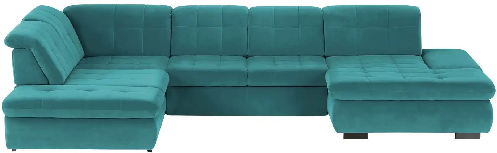 Lounge Collection Wohnlandschaft Spencer ¦ türkis/petrol ¦ Maße (cm): B: 382 H: 102 T: 260.0 Polstermöbel > Sofas > Woh...