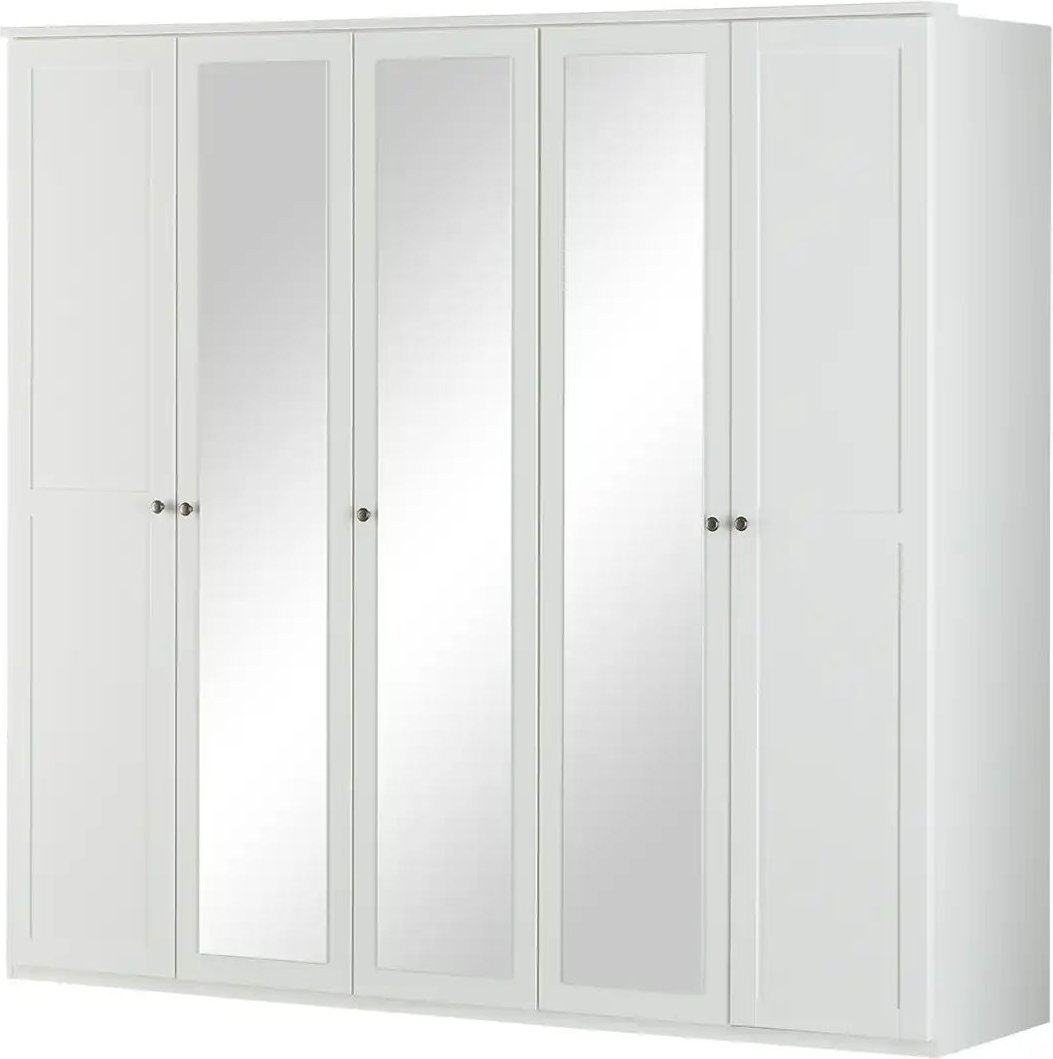 Drehtürenschrank Chalet ¦ weiß ¦ Maße (cm): B: 225 H: 210 T: 58.0 Schränke > Kleiderschränke > Drehtürenschränke - Höff...