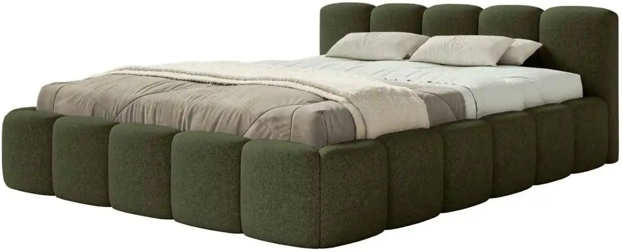 Selsey Polsterbett in Chenille Cloudy Low ¦ grün ¦ Maße (cm): B: 160 H: 72 Betten > Polsterbetten - Höffner