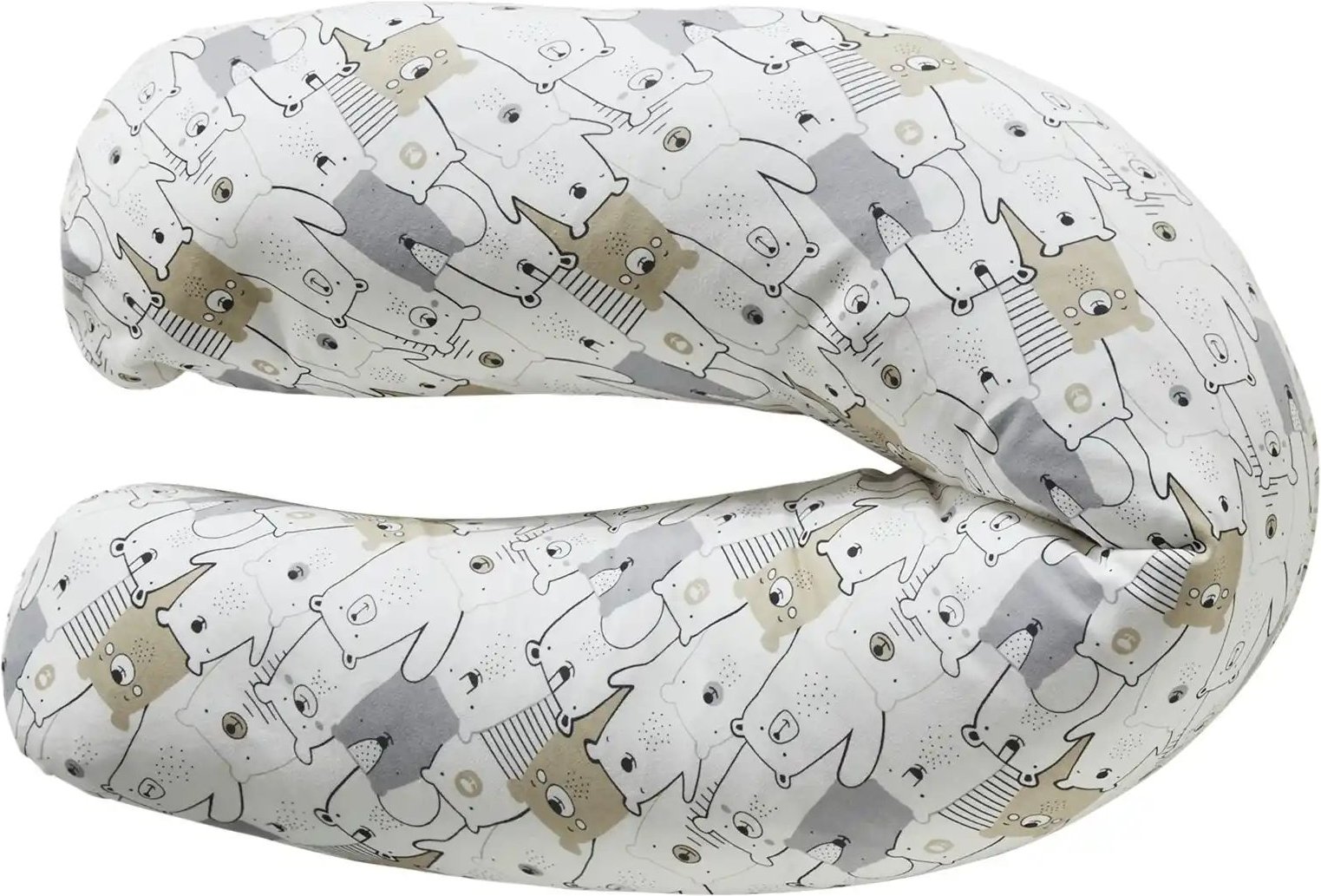 Uups Wende-Stillkissenbezug Tummelbär ¦ weiß ¦ Maße (cm): B: 190 Baby > Baby Textilien > Stillkissen - Höffner