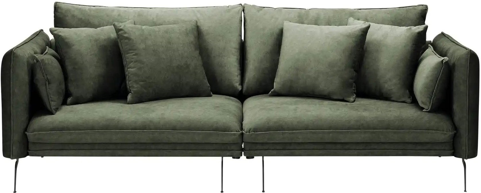 smart Einzelsofa Volma ¦ grün ¦ Maße (cm): B: 262 H: 79 T: 114.0 Polstermöbel > Sofas > 2-Sitzer - Höffner