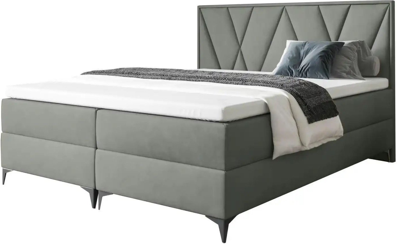 Boxbett mit Bettkasten Vella ¦ grau ¦ Maße (cm): B: 120 H: 110 Betten > Komfortbetten - Höffner