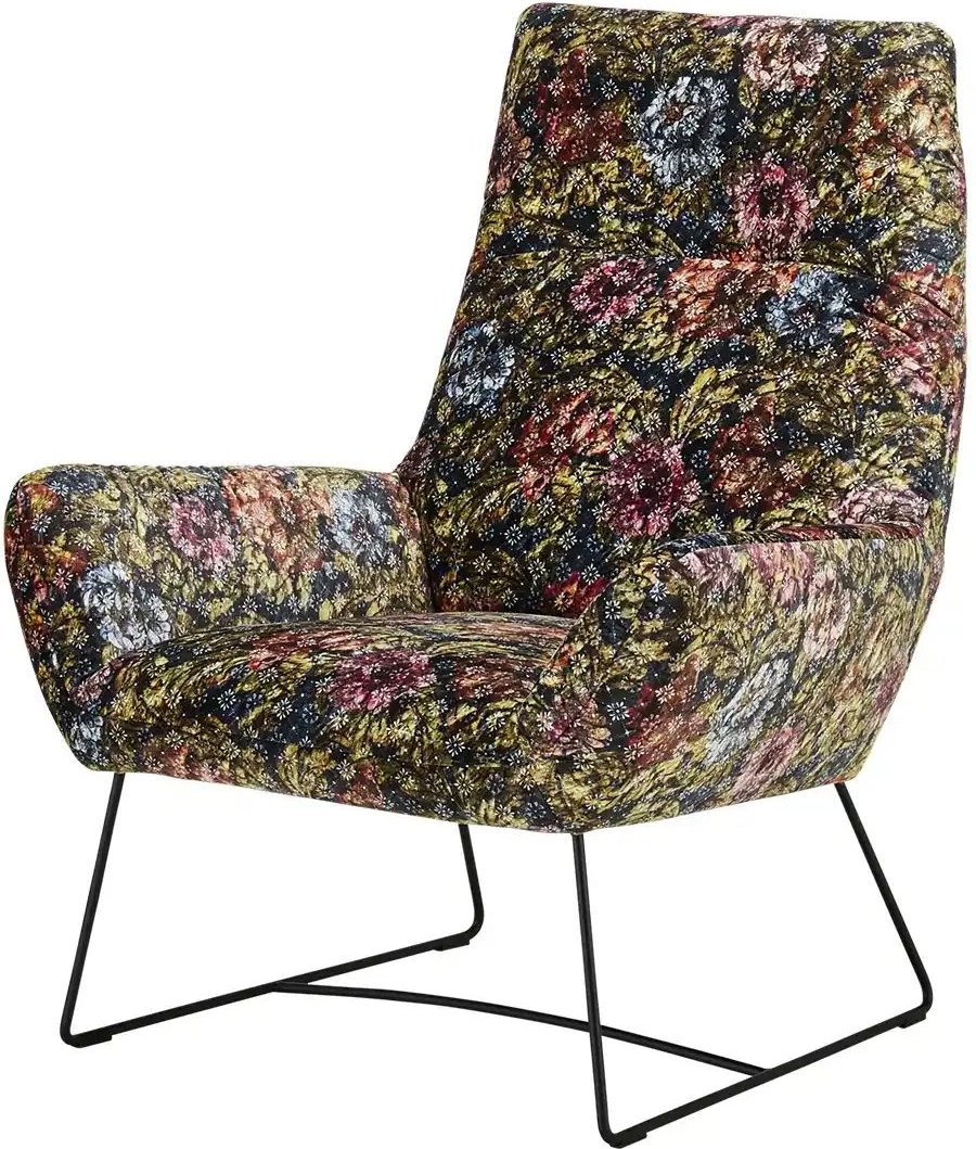 Max Schelling Sessel Blumenmuster Master ¦ mehrfarbig ¦ Maße (cm): B: 82 H: 102 T: 81.0 Polstermöbel > Sessel > Fernsehs...